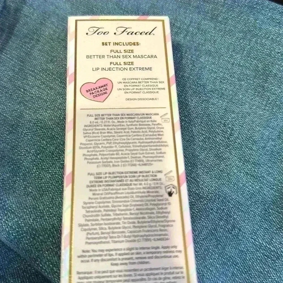 TOO FACED STUFF MY STOCKING MASCARA LIP PLUMPING BNIB PRISTINE NEVER OPENED - Picture 2 of 4